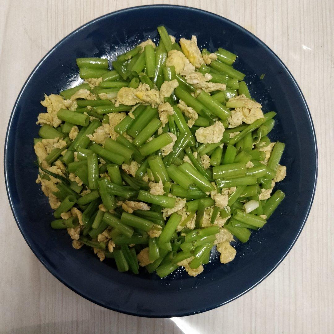 肉沫豆腐炒空心菜