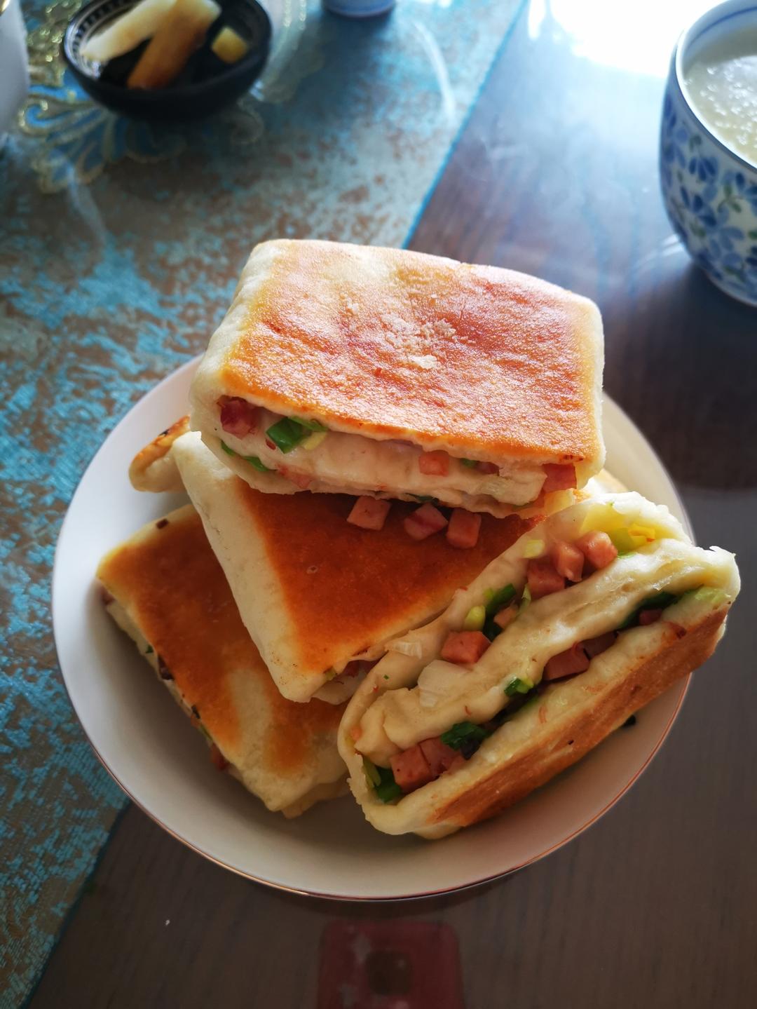 青椒火腿饼