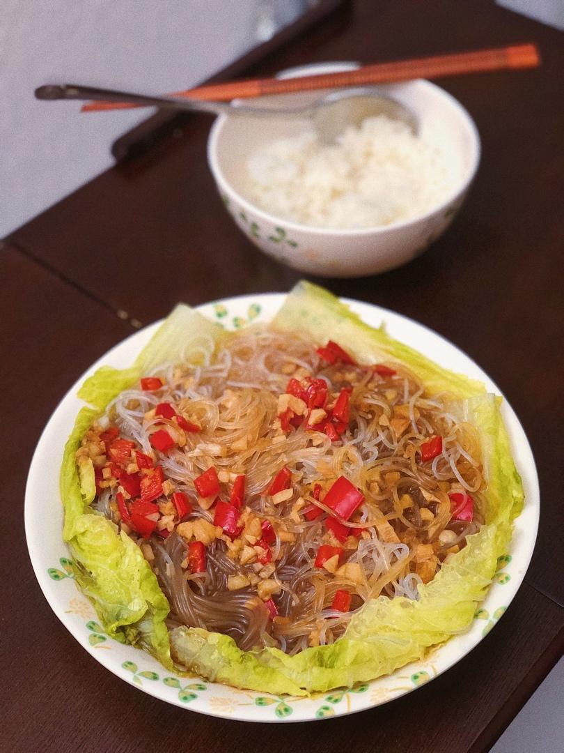 蒜蓉粉丝娃娃菜