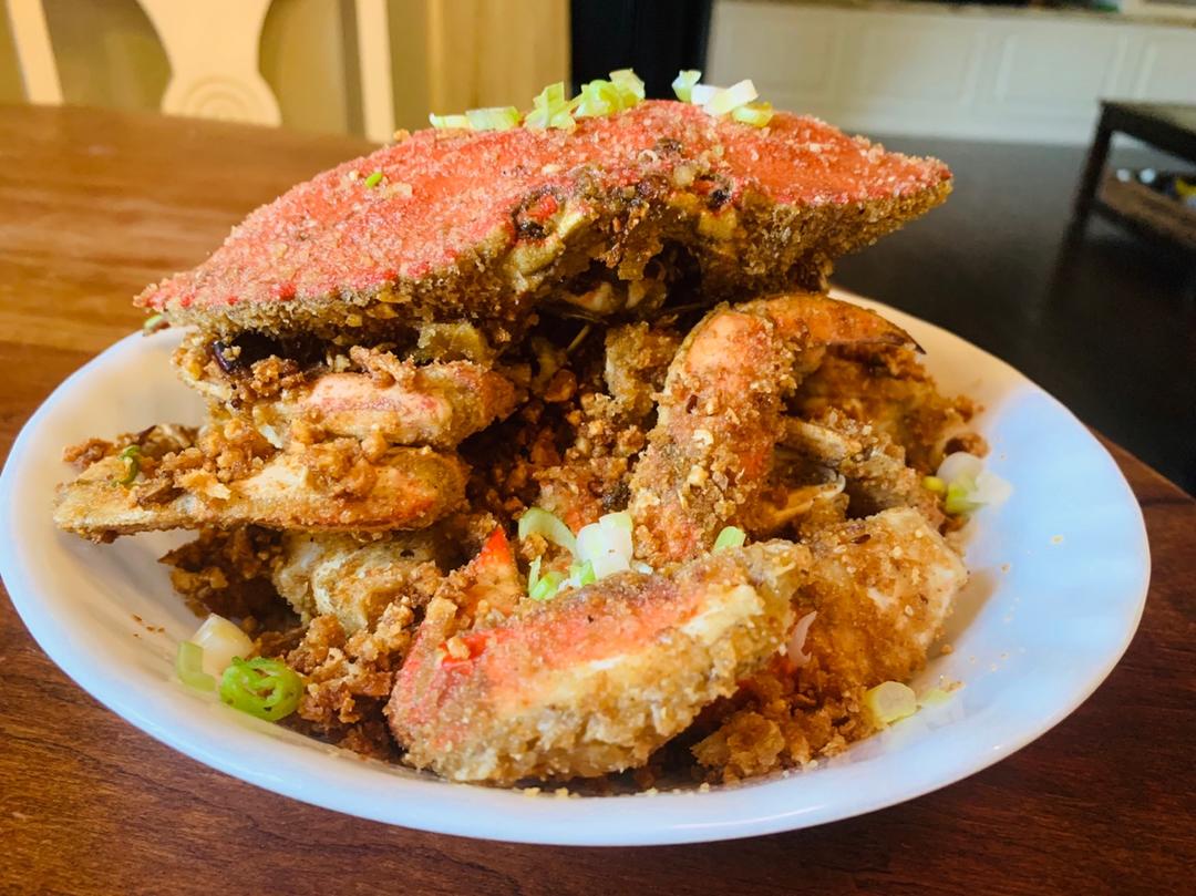 【避风塘香酥虾】