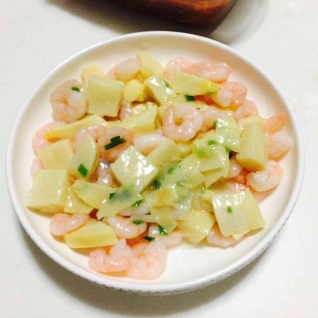 冬笋炒虾仁