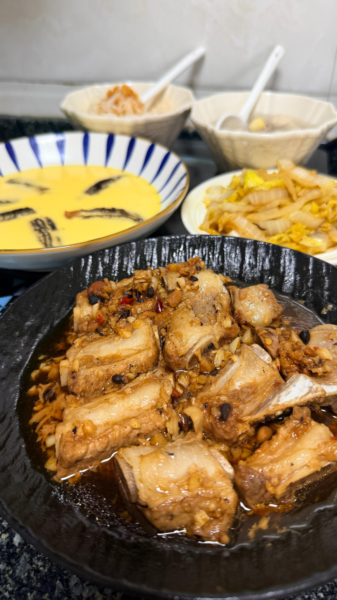 黄豆酱蒸排骨