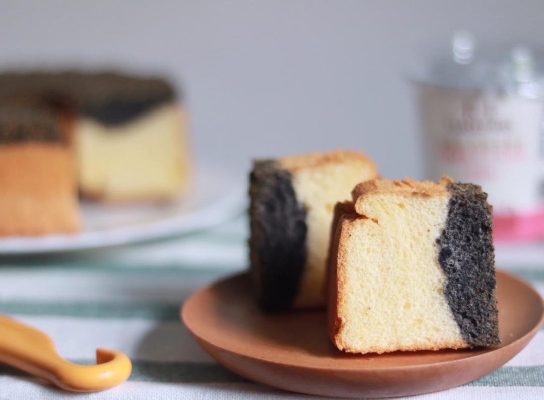 中岛老师的双层黑芝麻酱戚风