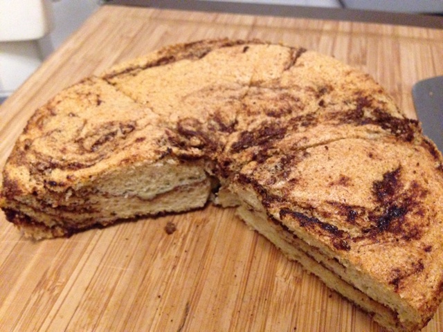 超q润黑糖肉桂戚风（17cm中空模）