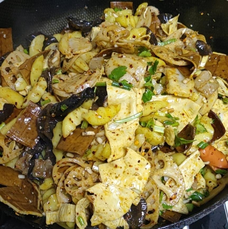 糖醋麻辣锅巴土豆