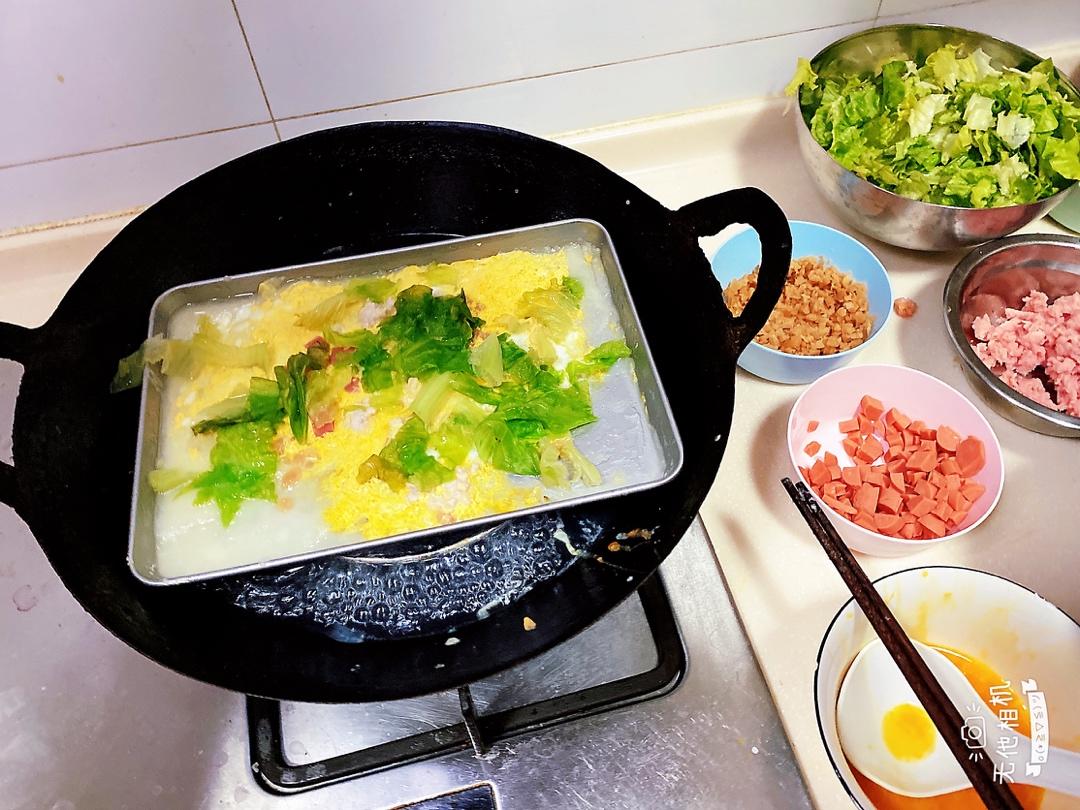 广式火腿鸡蛋肠粉