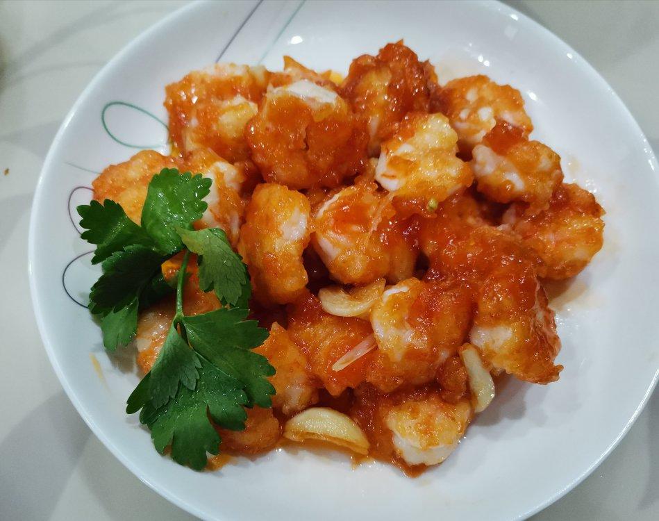 下饭酸甜可口超有食欲的糖醋虾仁