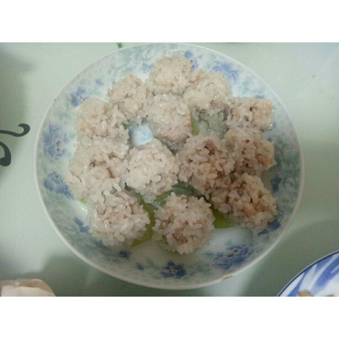 蒸糯米丸子