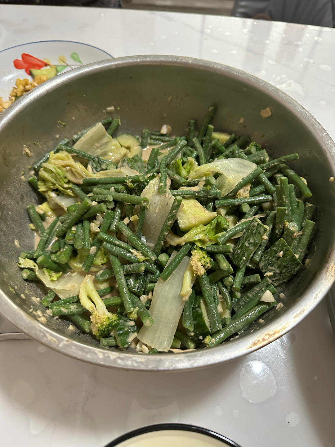 家常可口凉拌菜麻酱豆角