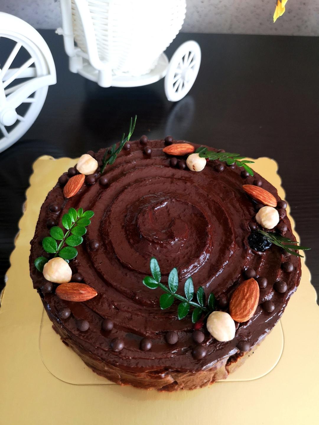 巧克力巴斯克蛋糕