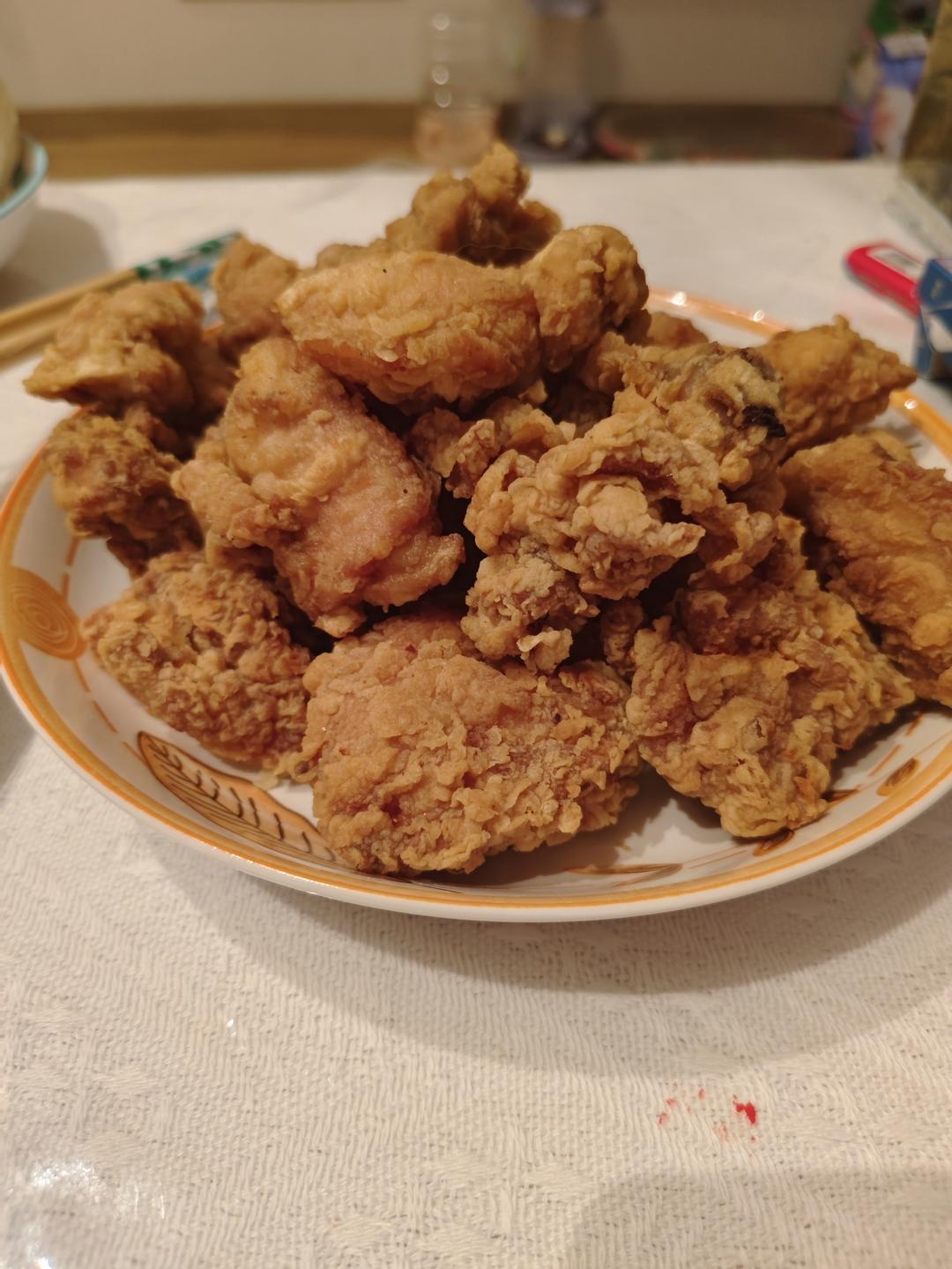 家庭版劲脆炸鸡块，无需炸鸡粉