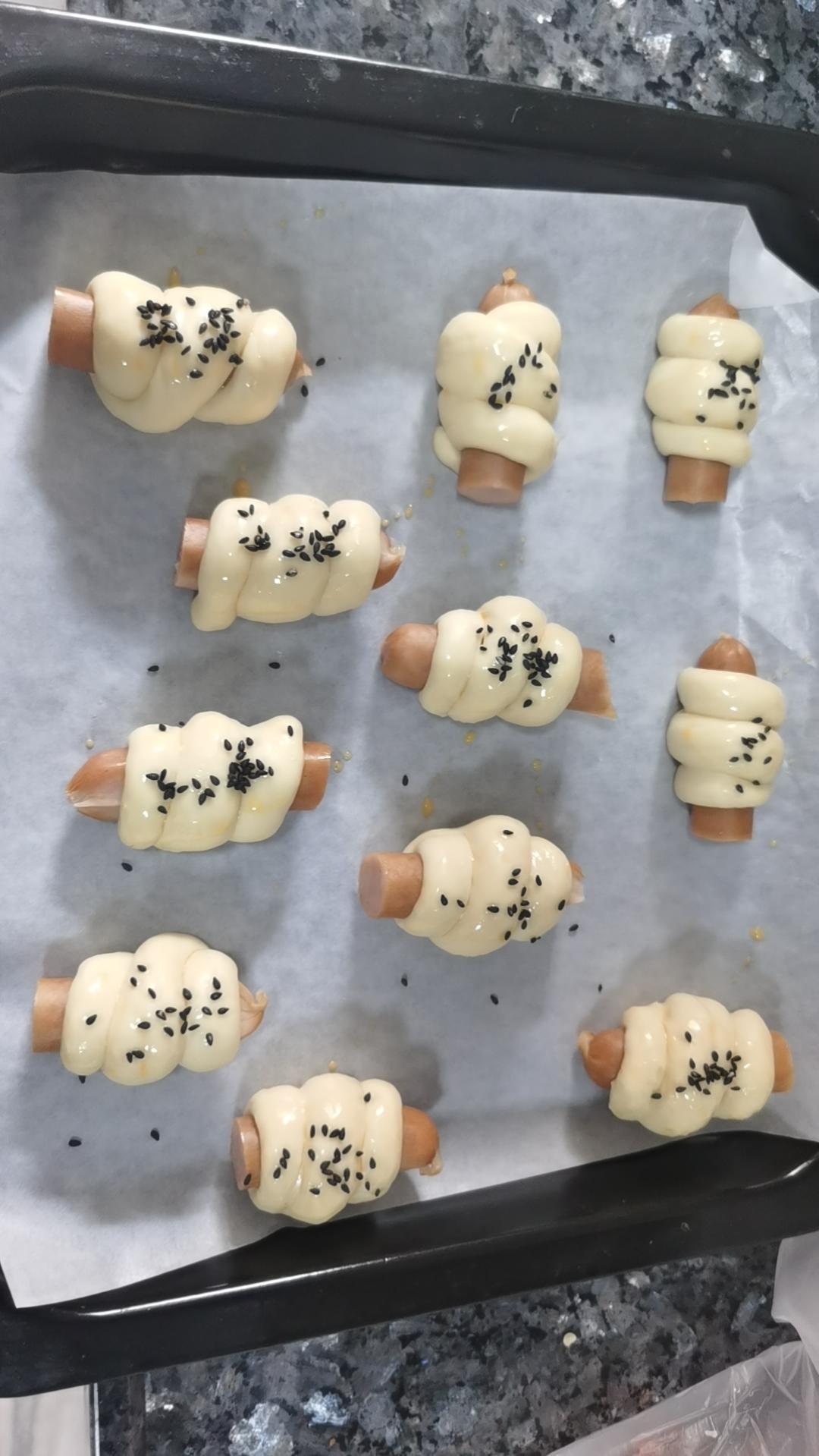 一口一个，迷你肠仔包