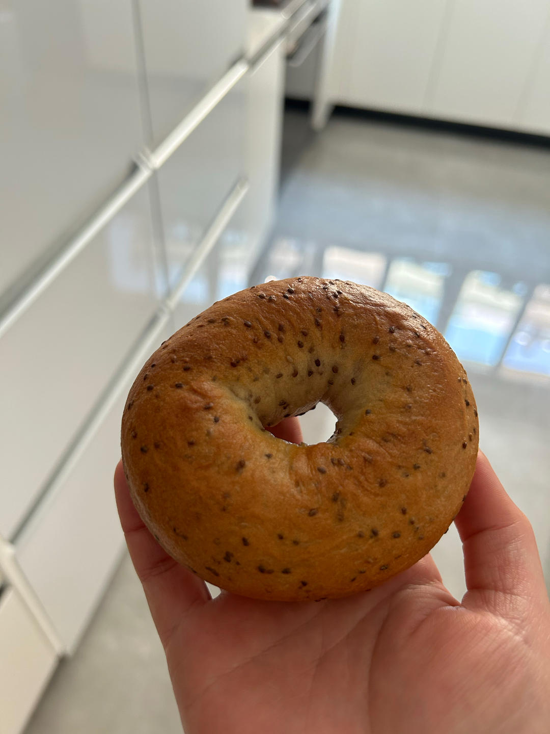 无油无糖全麦奇亚籽贝果