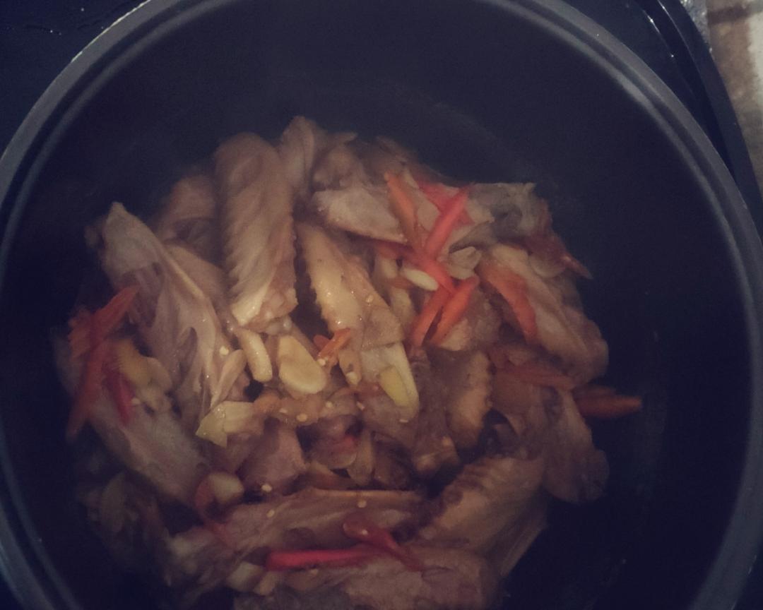 超简单的电饭煲翅中