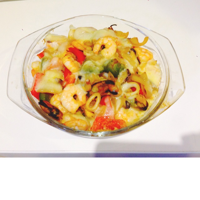 海鲜焗饭