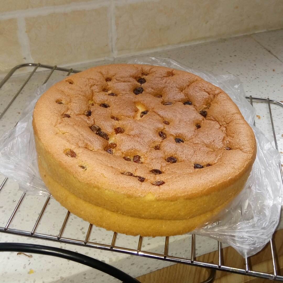 超好记八寸戚风蛋糕（后蛋法）