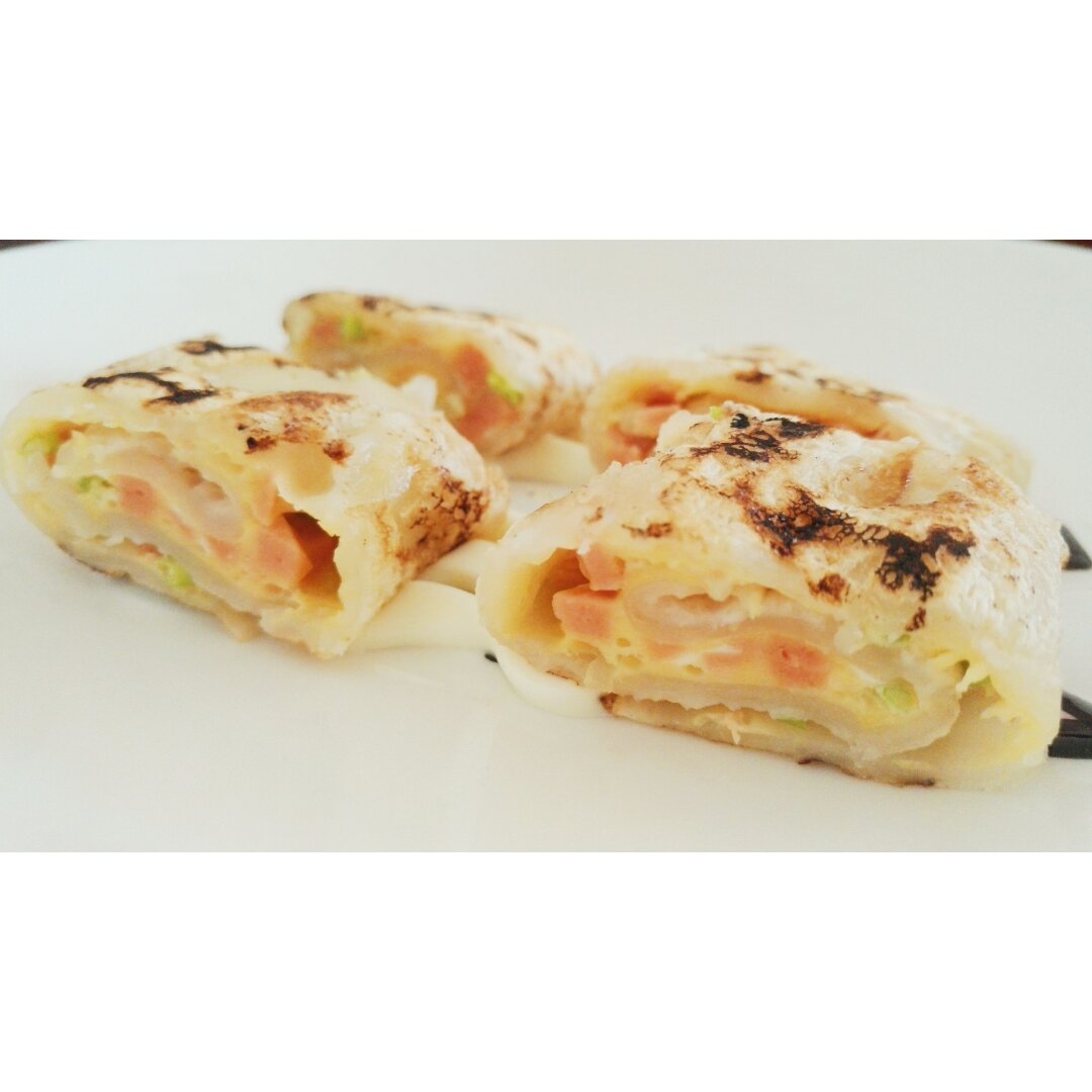 早餐鸡蛋煎饼