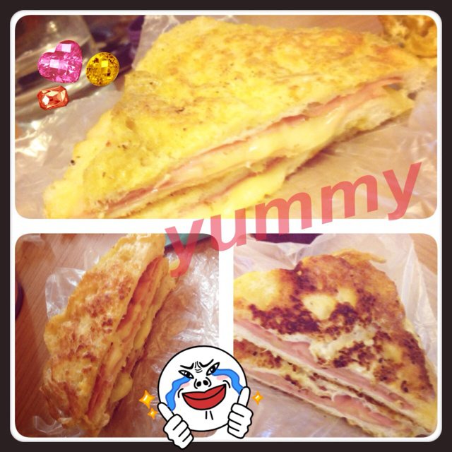 十分钟快手早餐【港式火腿西多士】