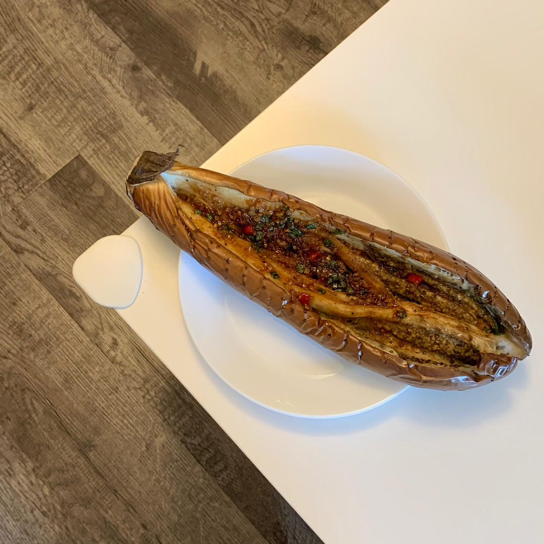 蒜蓉烤茄子，超级简易