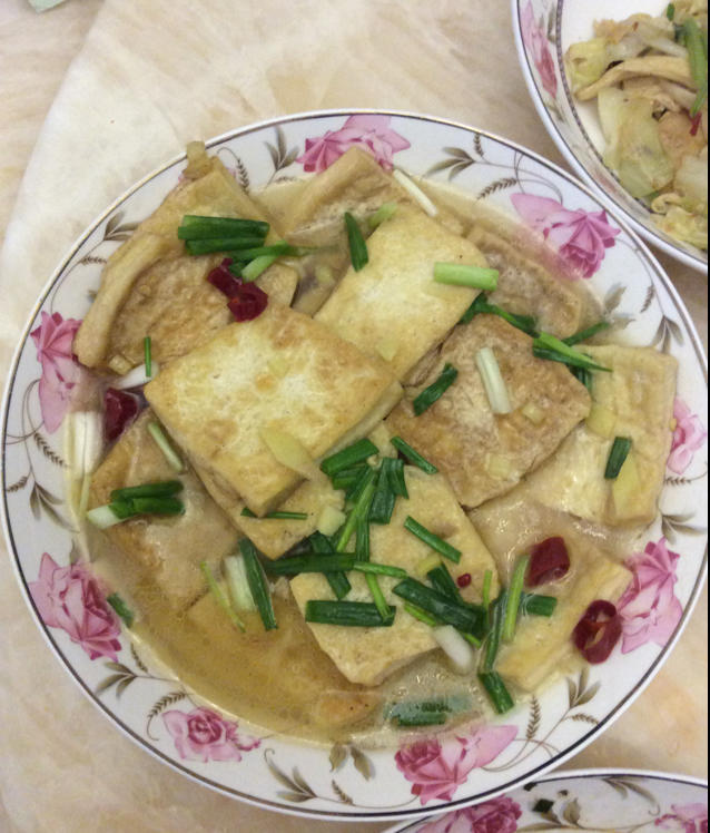 家常煎豆腐