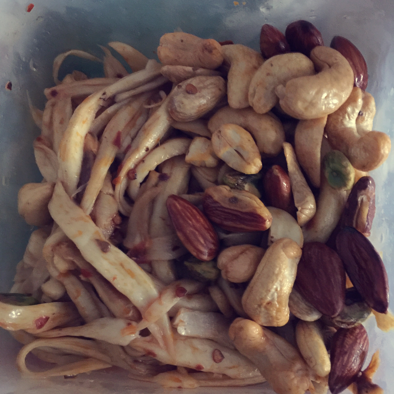 干煸手撕杏鲍菇