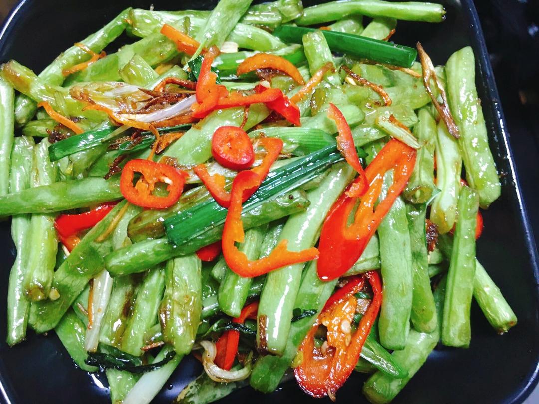 椒盐四季豆的做法步骤图 椒盐四季豆怎么做好吃 H花森 下厨房