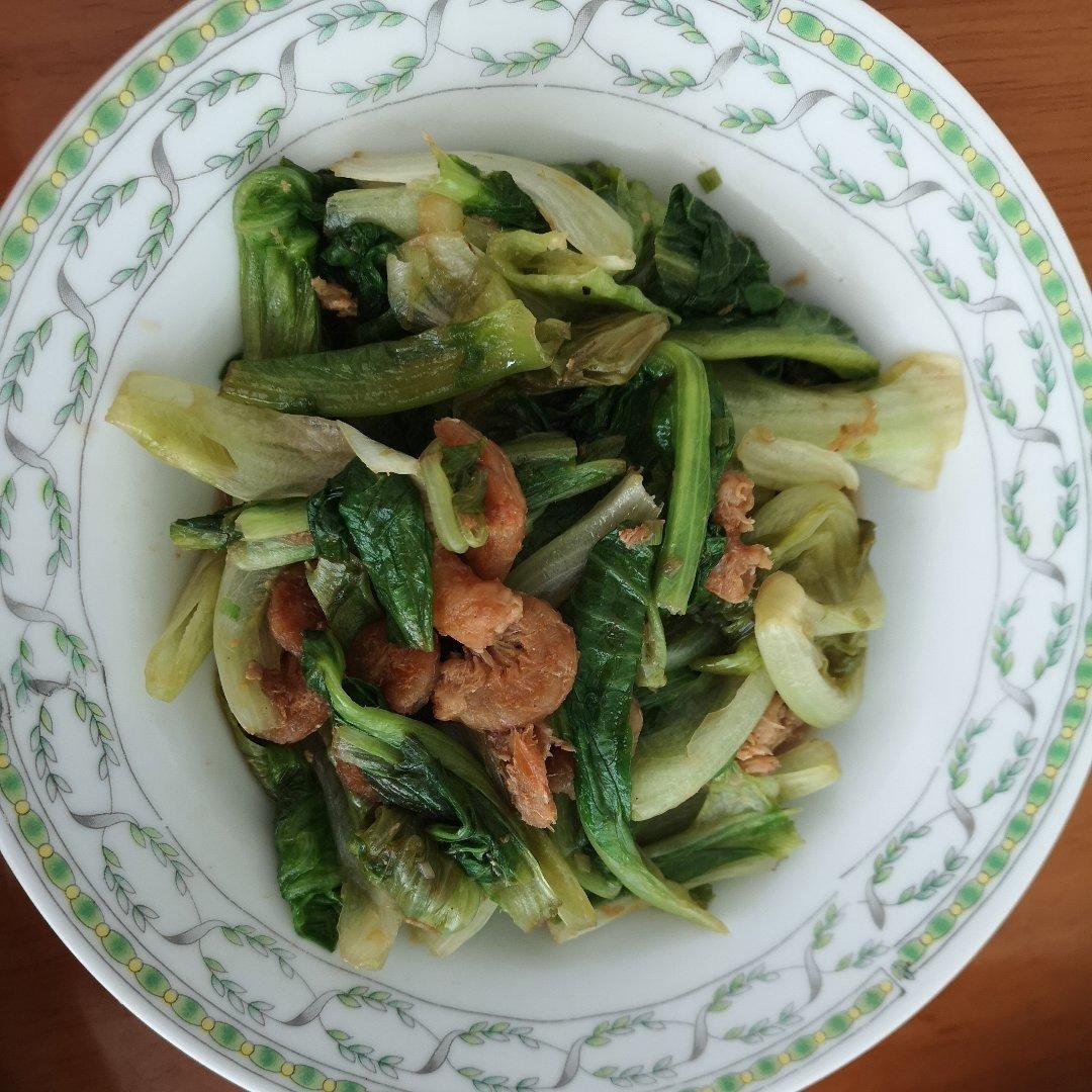 大头哥的海米炒生菜