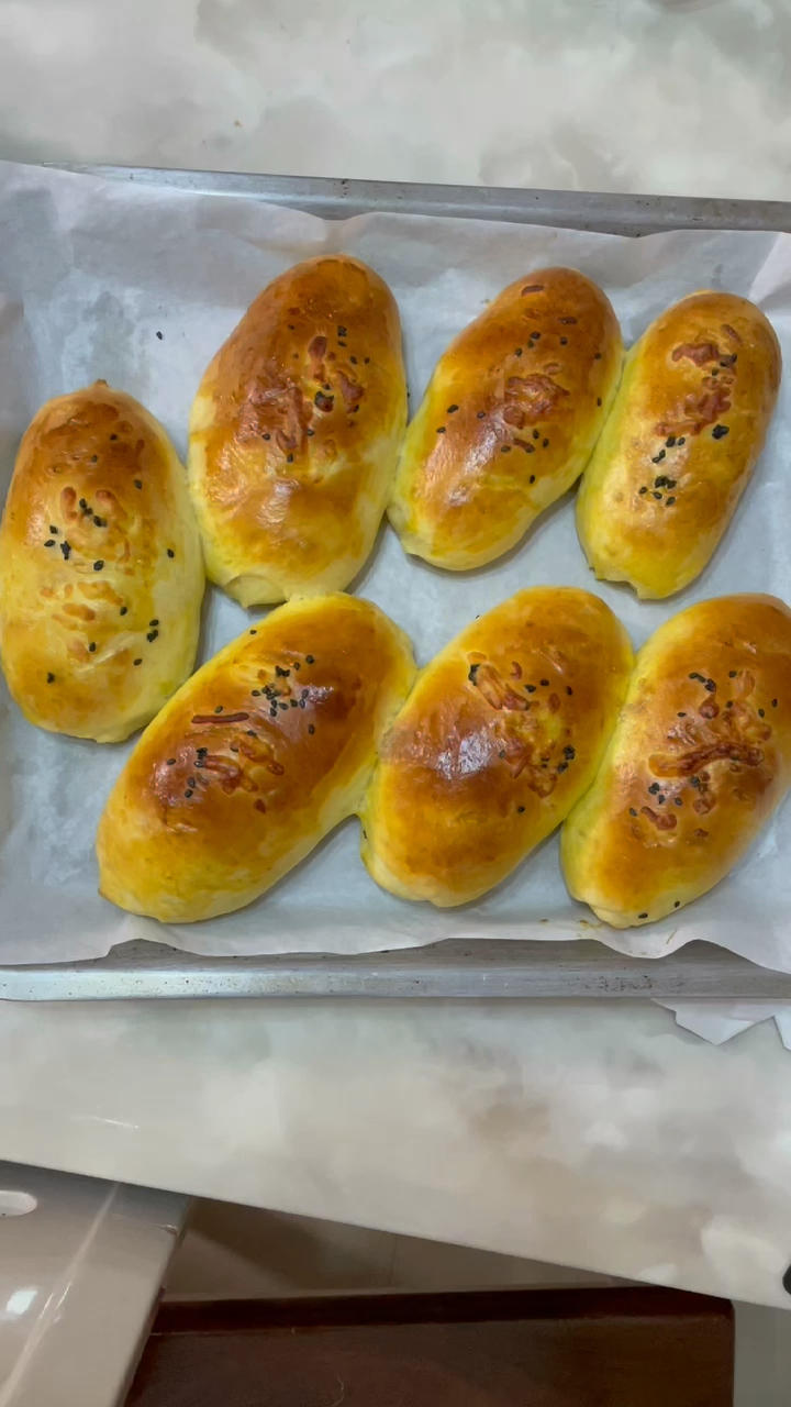 爆浆肉松包 ‼️（附自制肉松教程）