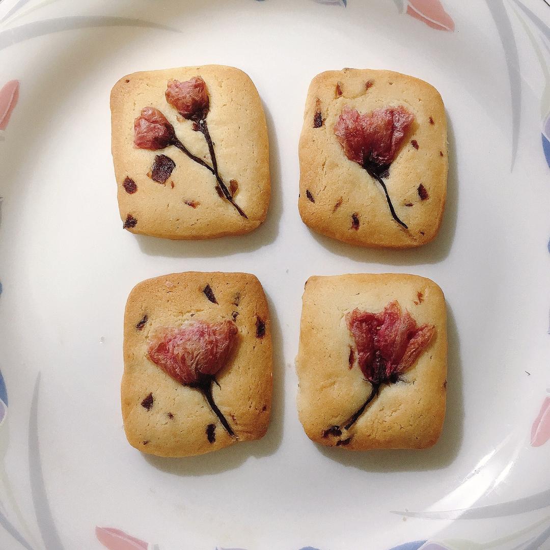 樱花蔓越莓曲奇饼干