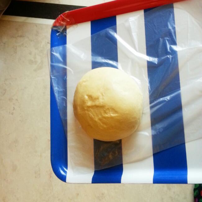 咖啡果仁墨西哥面包卷（独家）松下面包机附椰蓉顶面包的做法 步骤3
