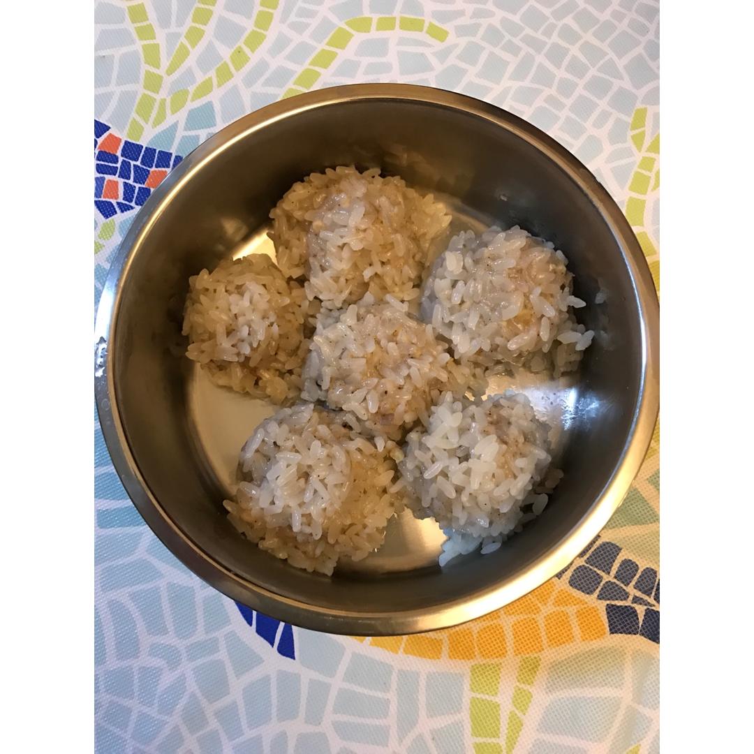 蒸糯米丸子