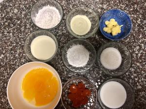 冰皮咸蛋黄奶黄月饼(冰皮免蒸版)的做法 步骤2