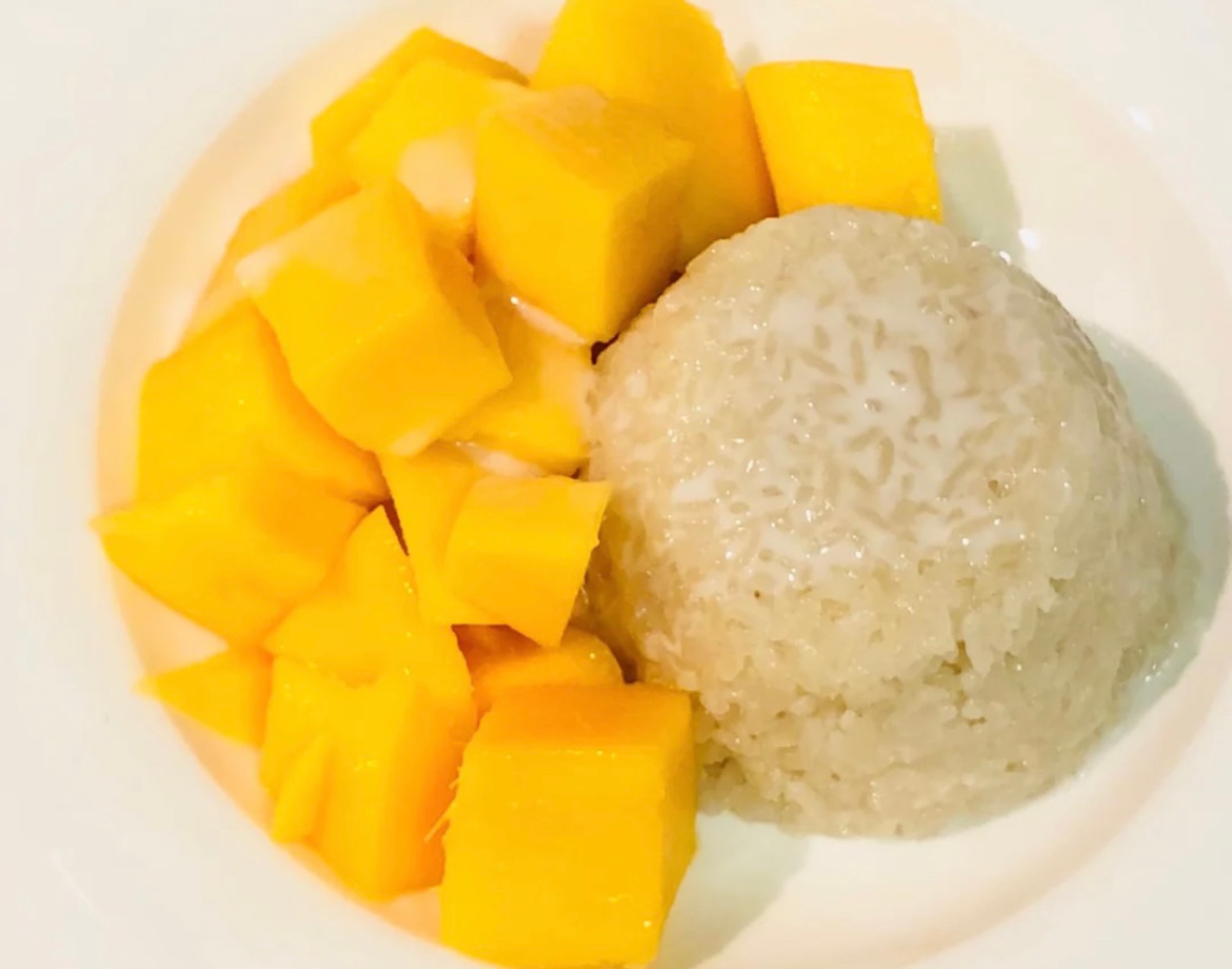 低脂版芒果椰浆糯米饭的做法