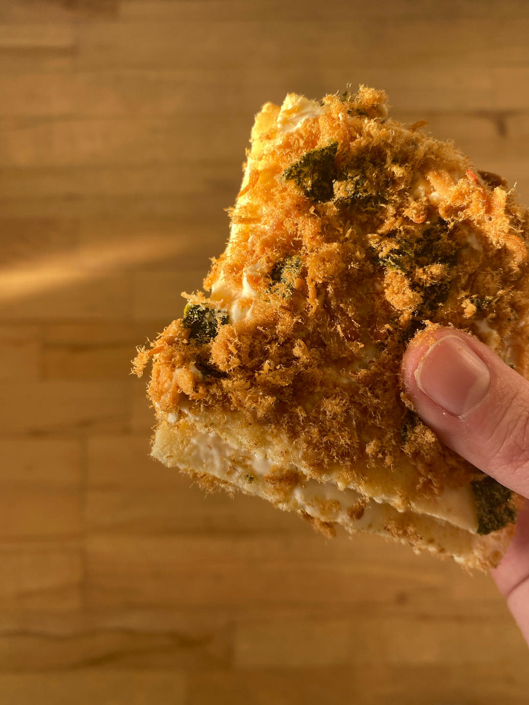 朋友都说比鲍师傅好吃的海苔肉松小贝