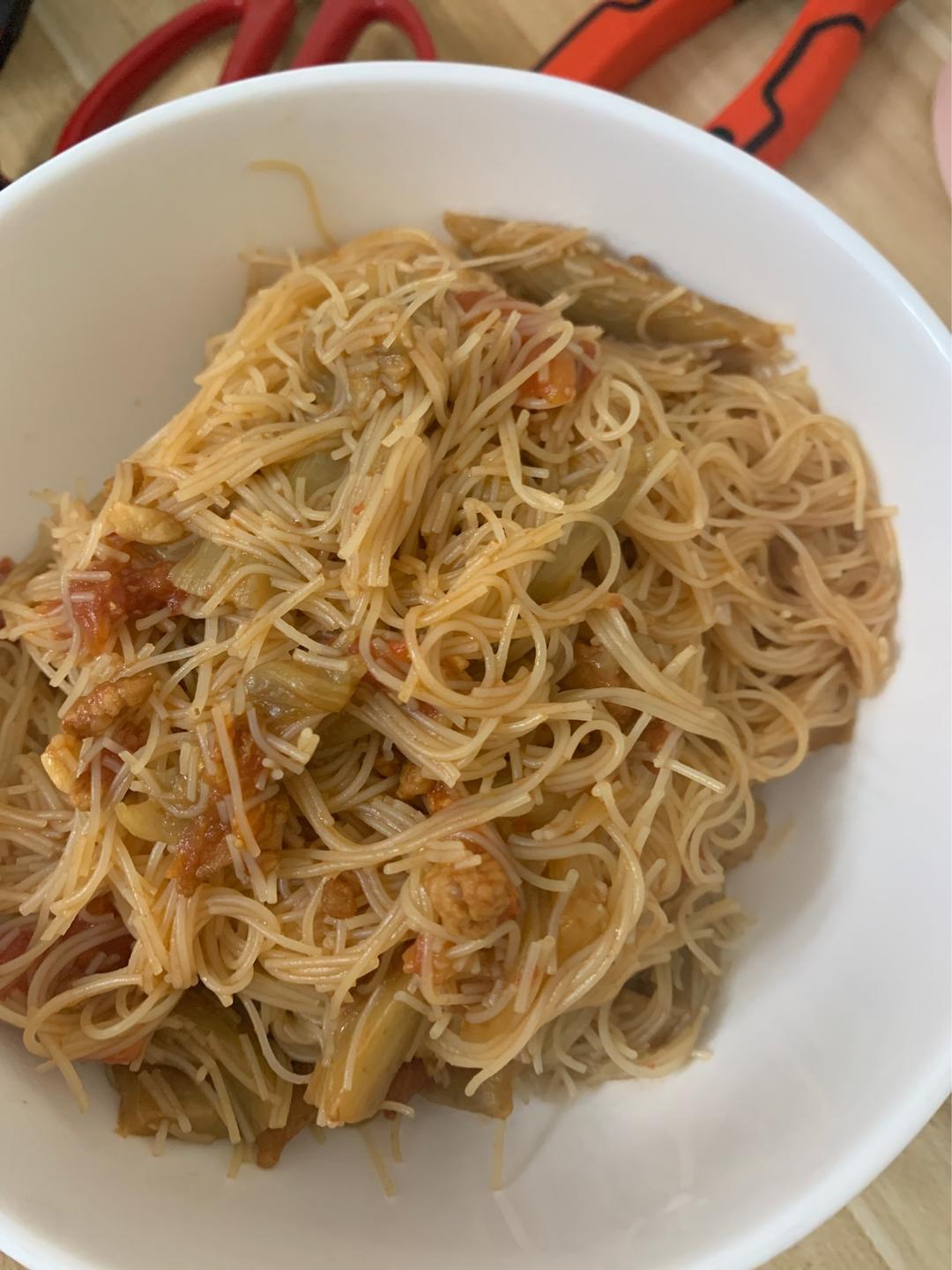茄子焖面