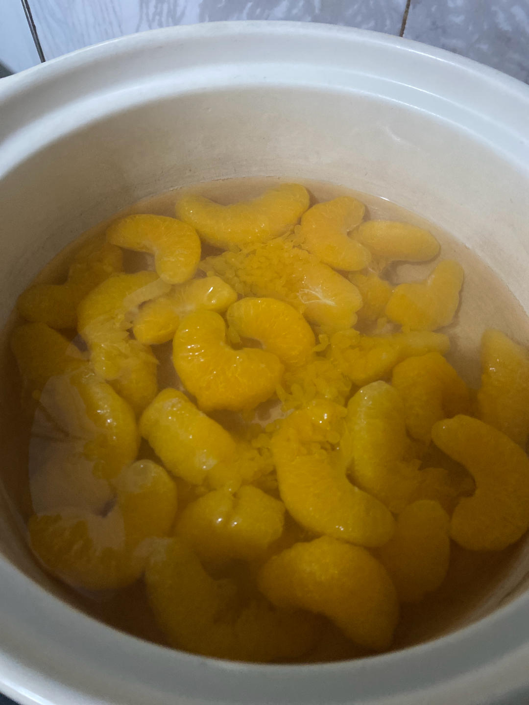 冰糖橘子罐头（超简单去白筋）