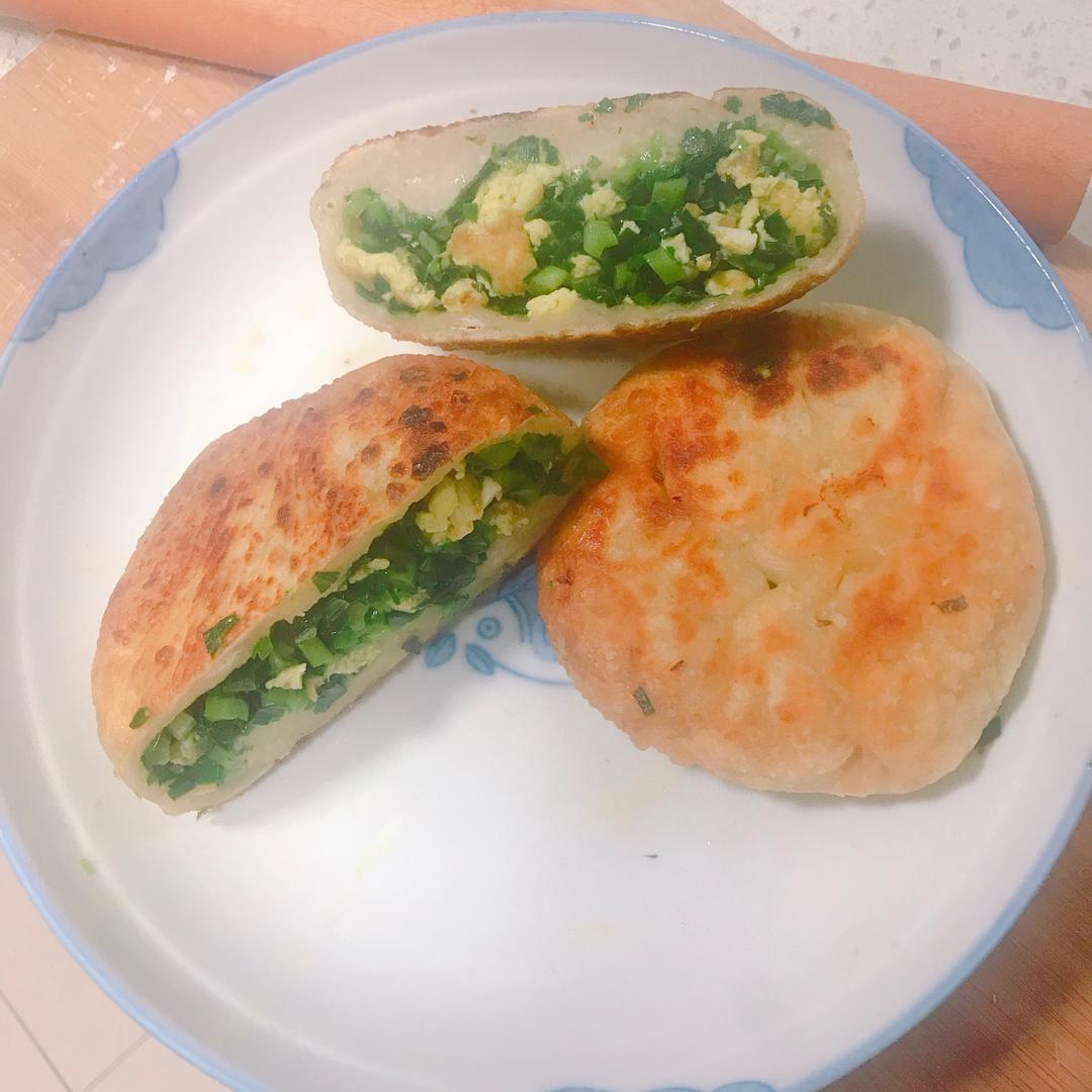 韭菜鸡蛋馅饼