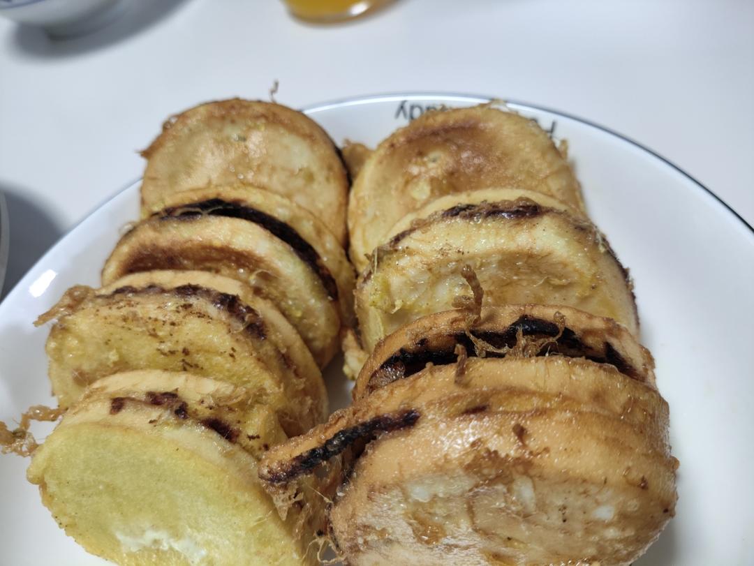 软炸馒头片加豆腐卤