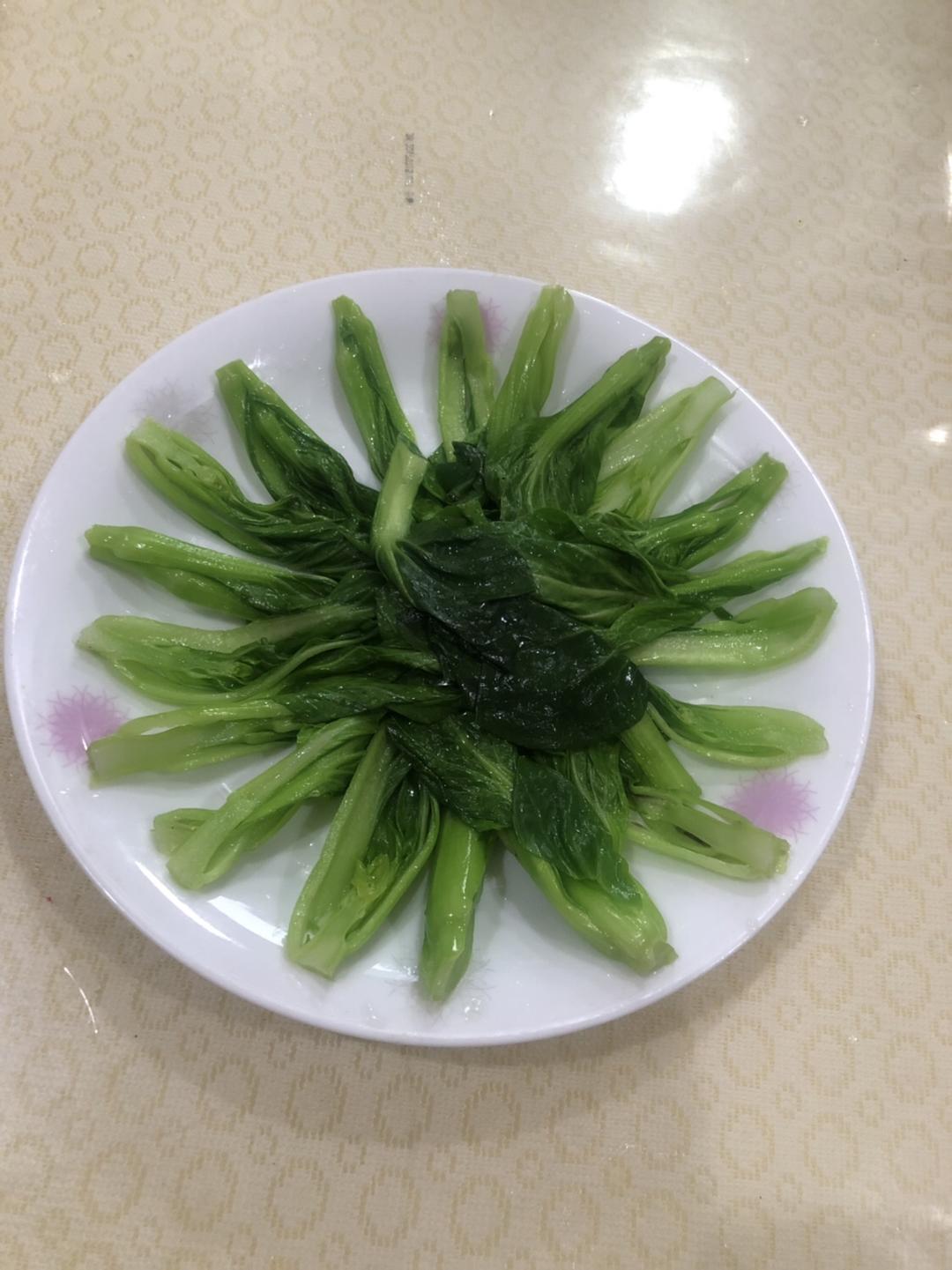 香菇菜心  （万众齐心）的做法 步骤1