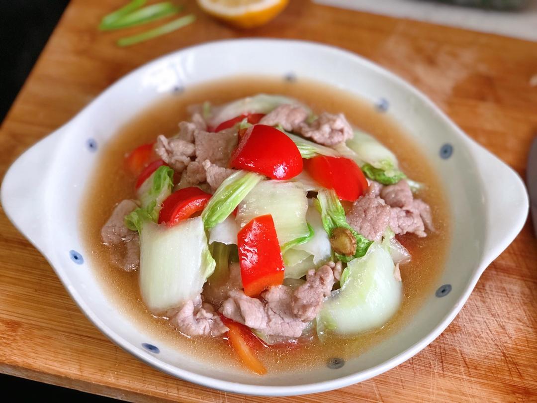 白菜炒肉