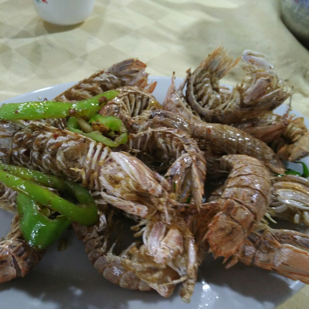 椒盐赖尿虾