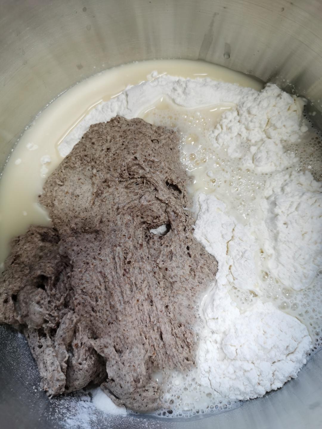 纯奶手撕吐司的做法 步骤1