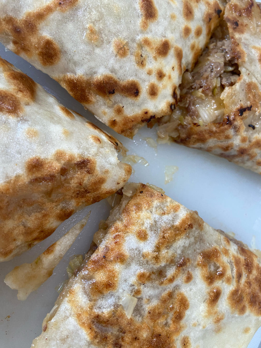 葱香牛肉饼