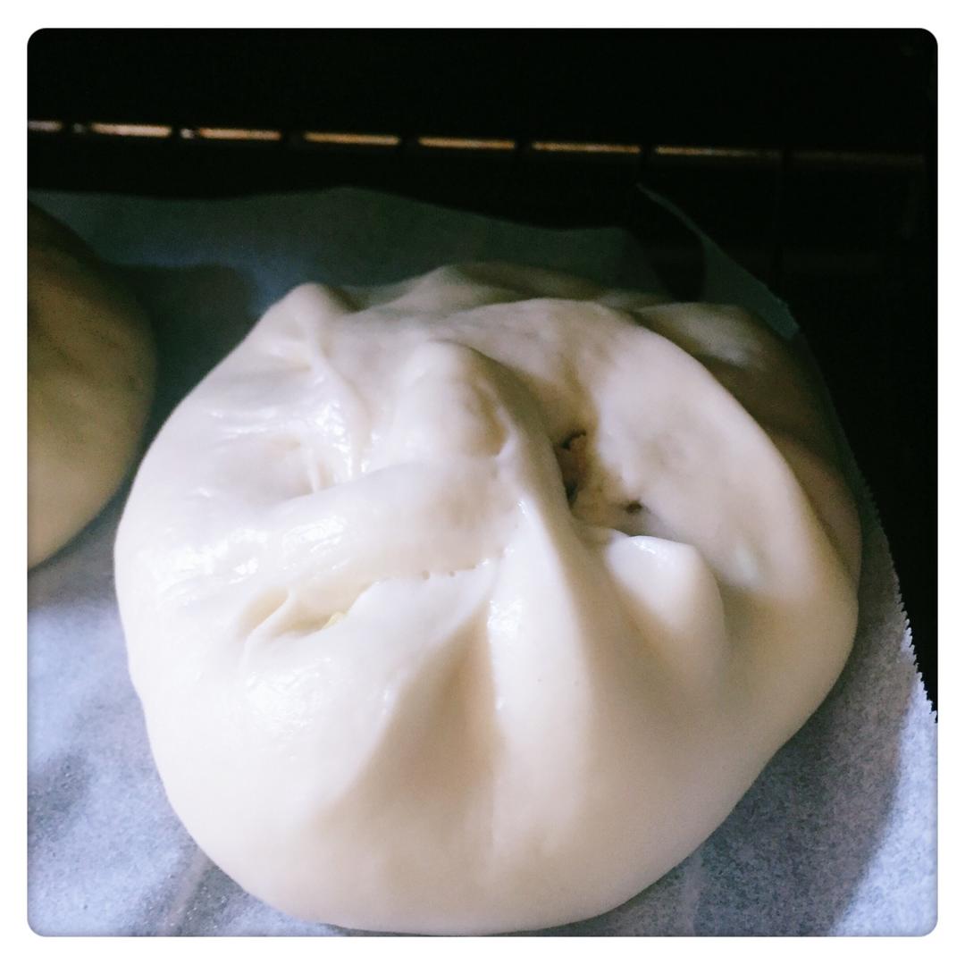 用面包机和面做包子