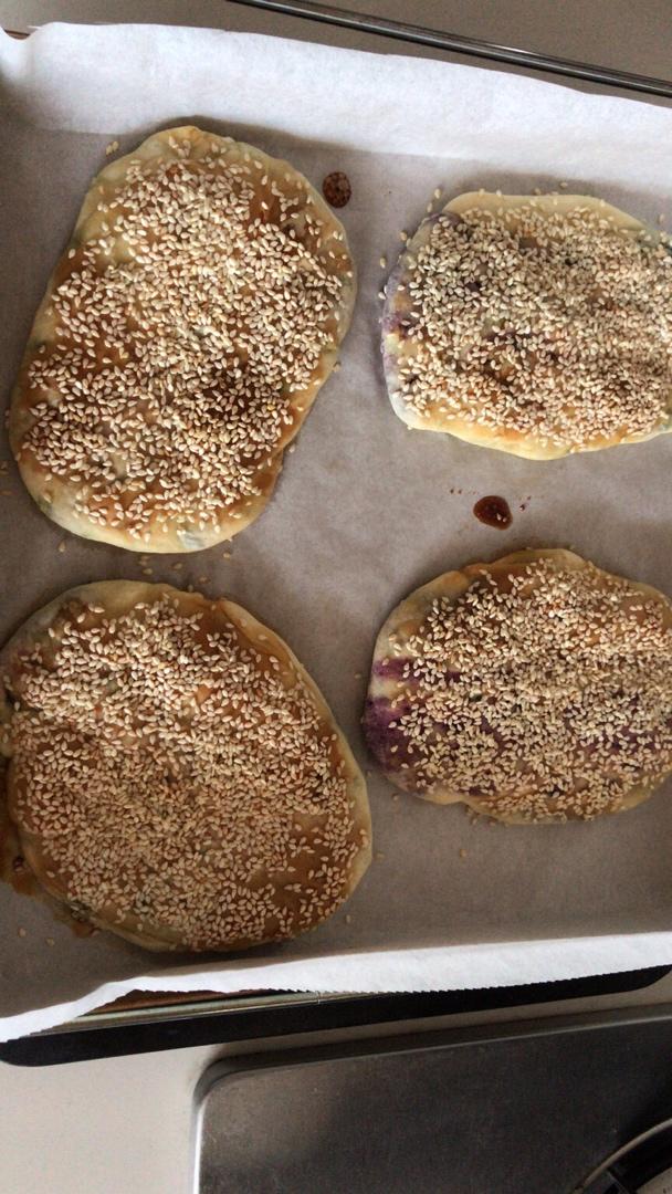 牛奶番薯芝麻饼(烤箱版)