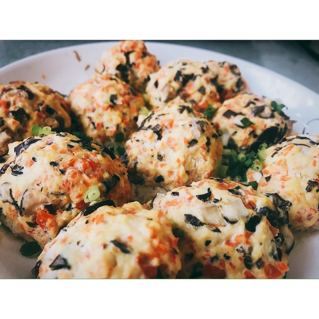 清蒸鸡胸肉丸子（减脂版）