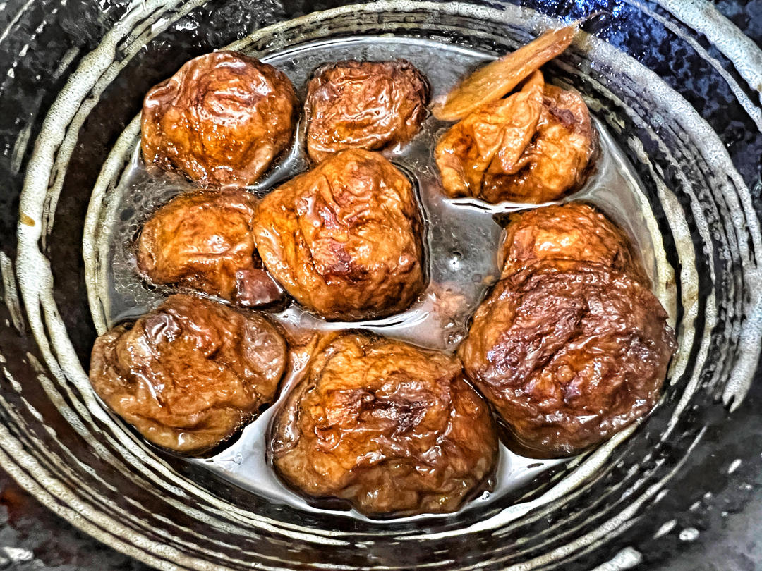 红烧油面筋塞肉