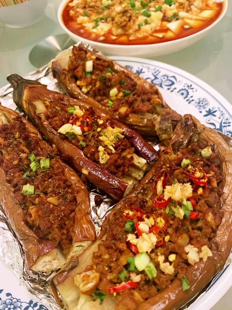 烤箱版“肉沫烤茄子”香死老爷子