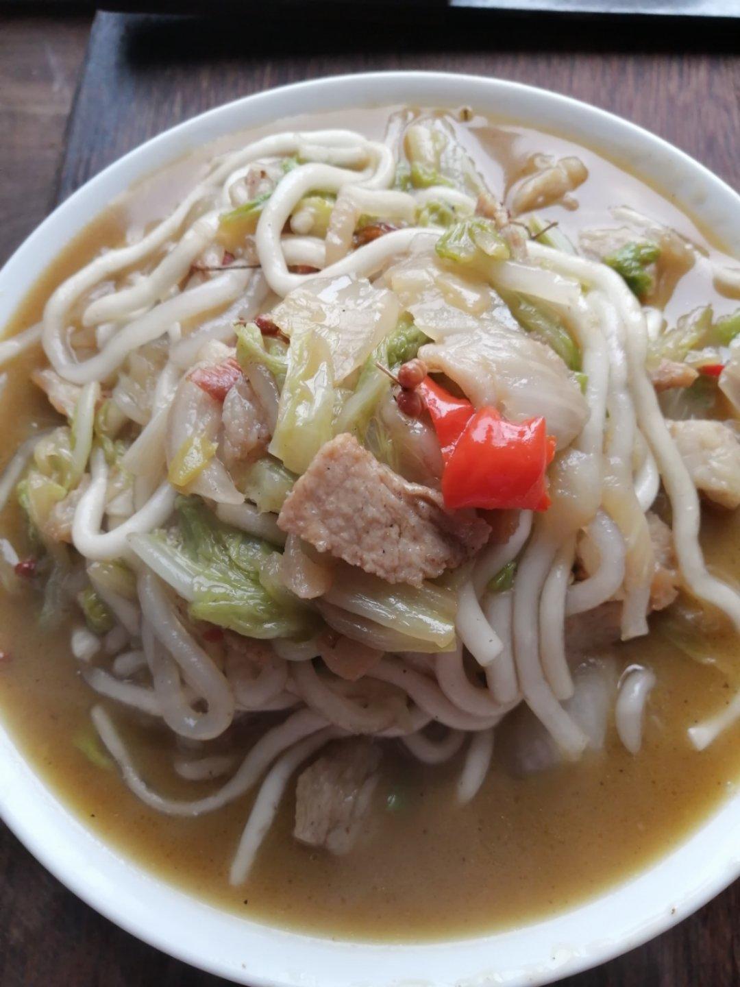 猪肉白菜炖粉条