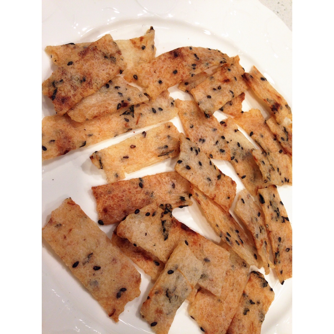 剩饭好去处--肉松海苔饭焦干（锅巴）